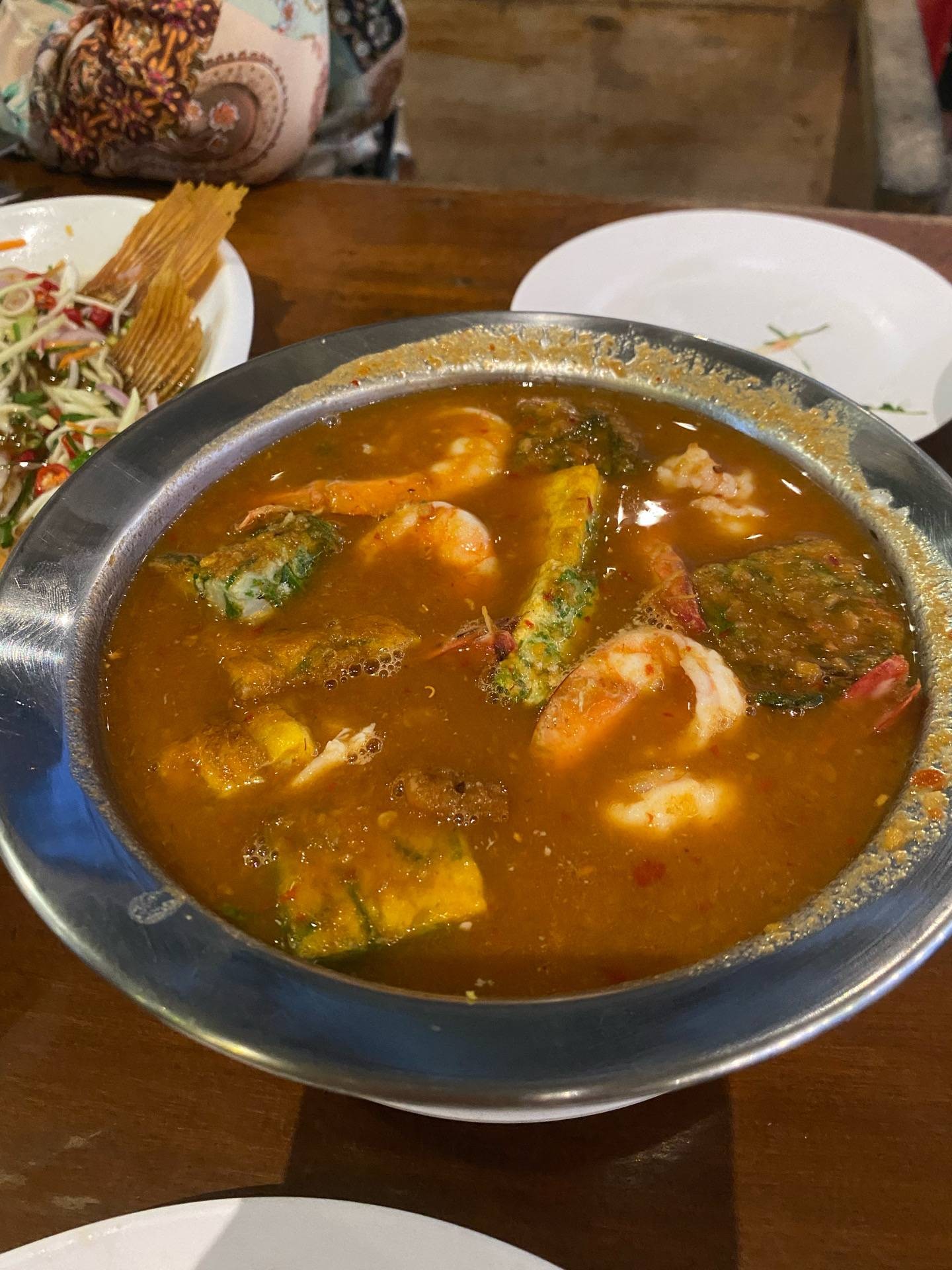 แกงส้มชะอมกุ้ง