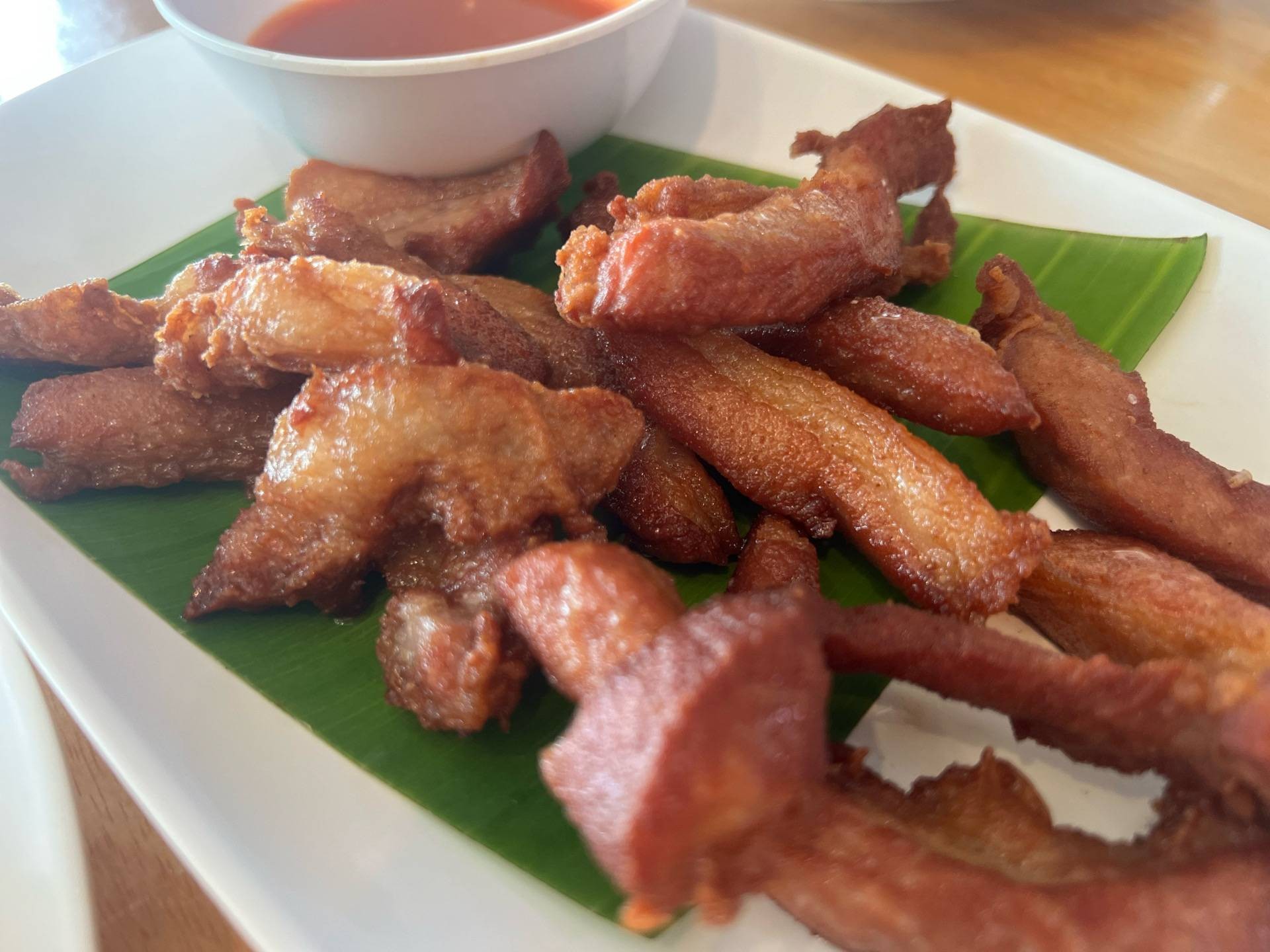 หมูอีแต๋นทอด