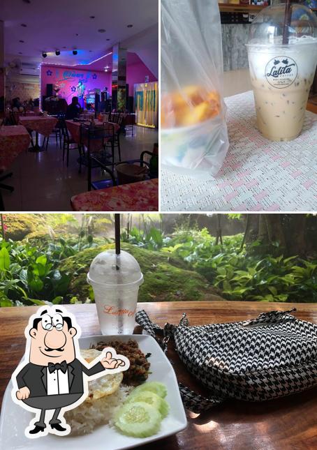 บรรยากาศเวทีเพลงสดและเครื่องดื่ม ลลิตา คาเฟ่