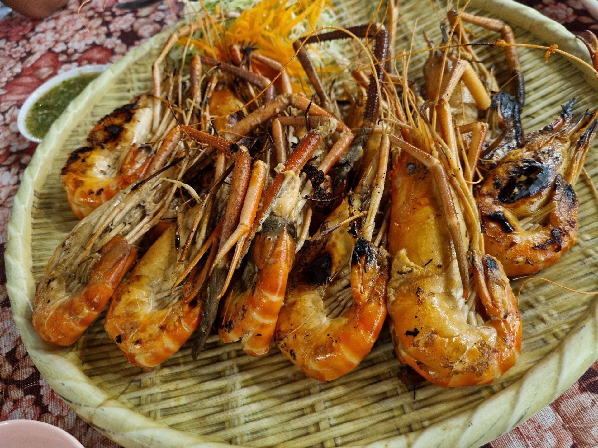 กุ้งแม่น้ำเผา แพอาหารสี่แคว